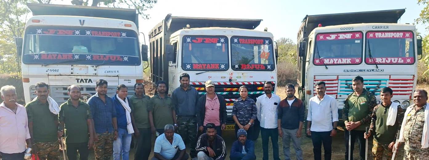 पवनी वन विभाग की बड़ी कार्रवाई